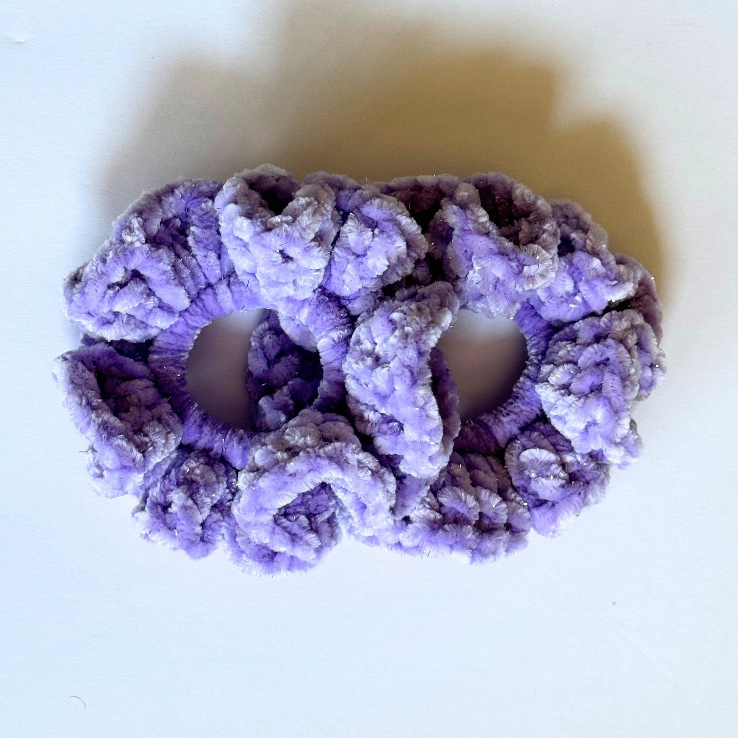 Pastel Lilac Velvet Scrunchies 2 Pieces