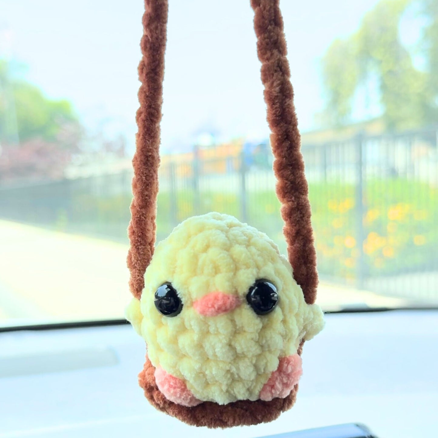 Chick on Swing