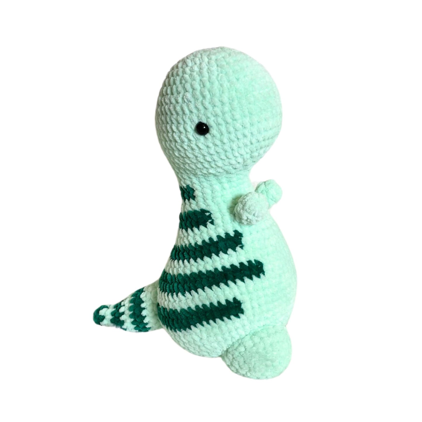Green Dinosaur Plushie (14")