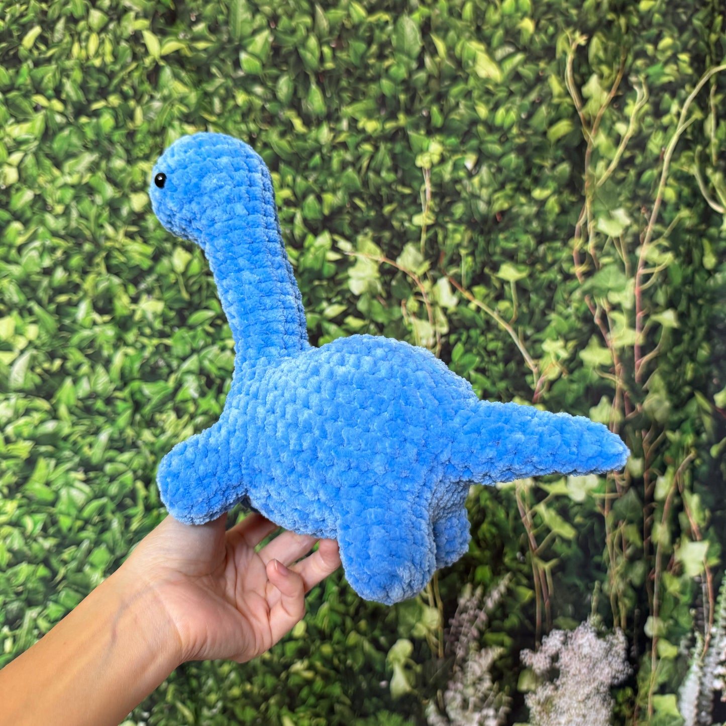Brontosaurus Dino Plushie (Blue)