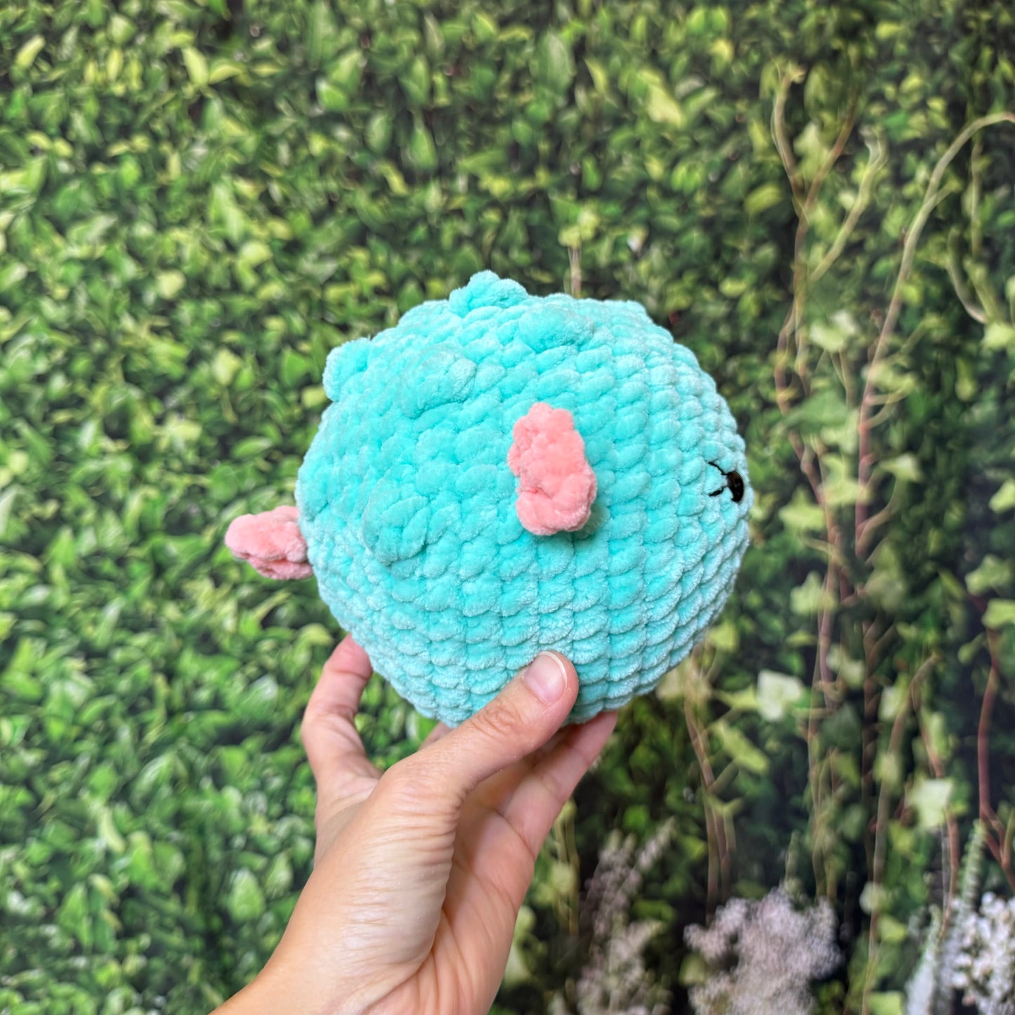 Puffer Fish Plushie (Teal)