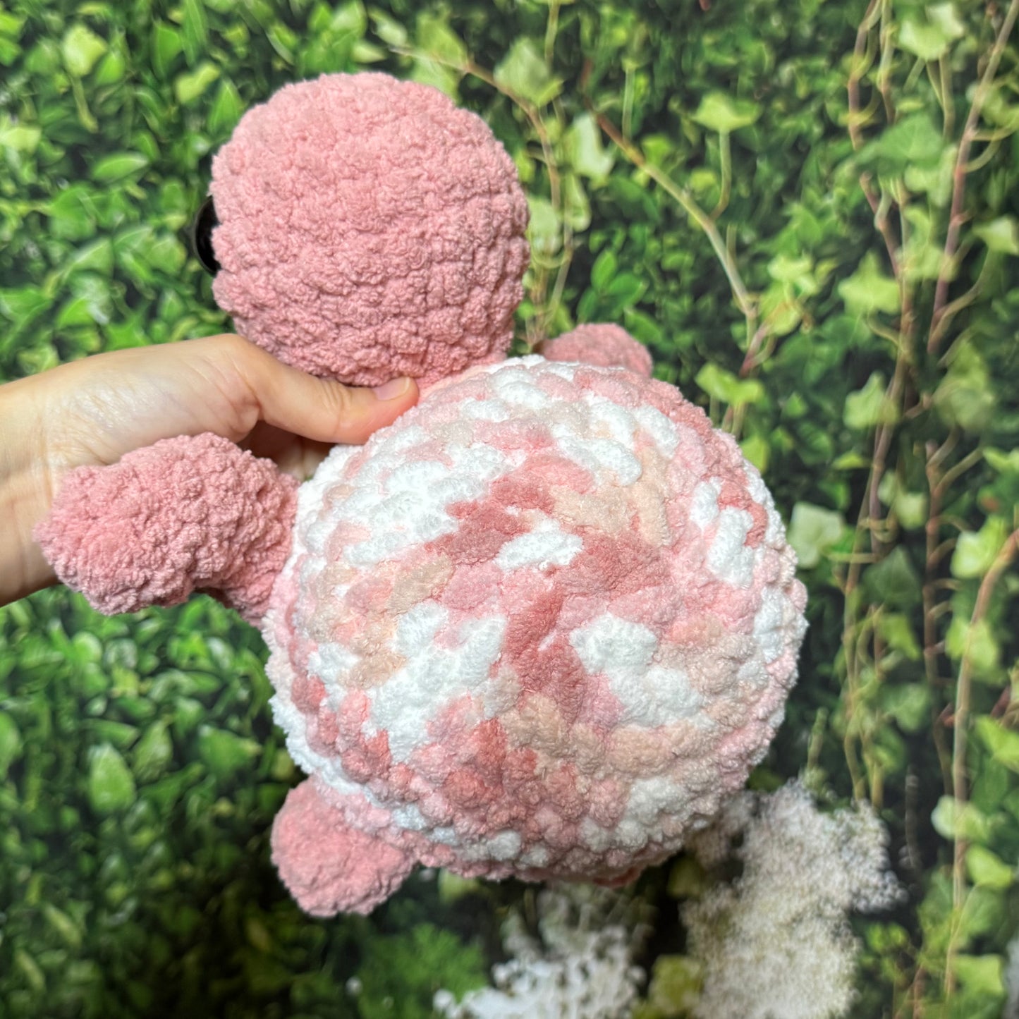 Pink Turtle Plushie