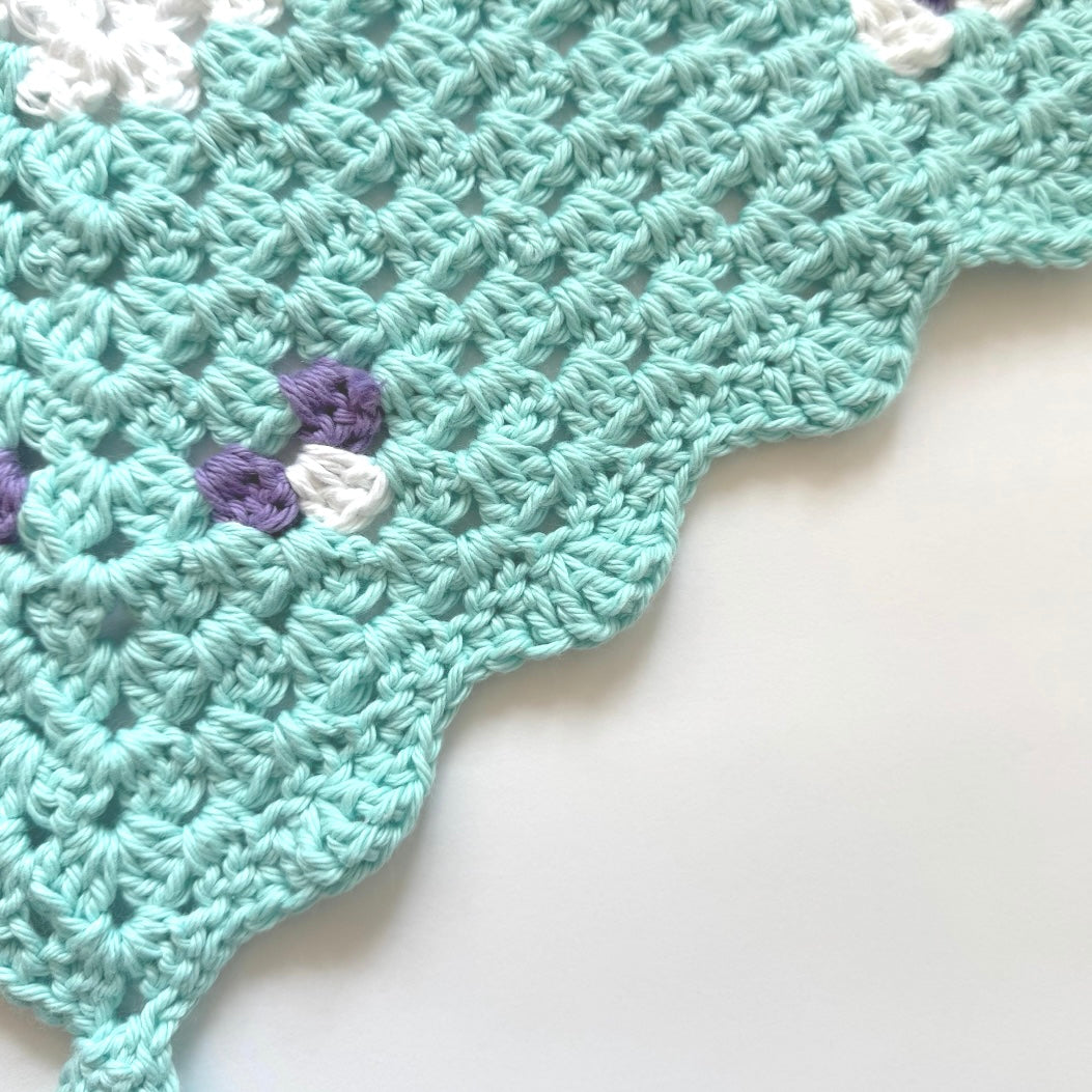 Light Blue Luna Moth Bandana