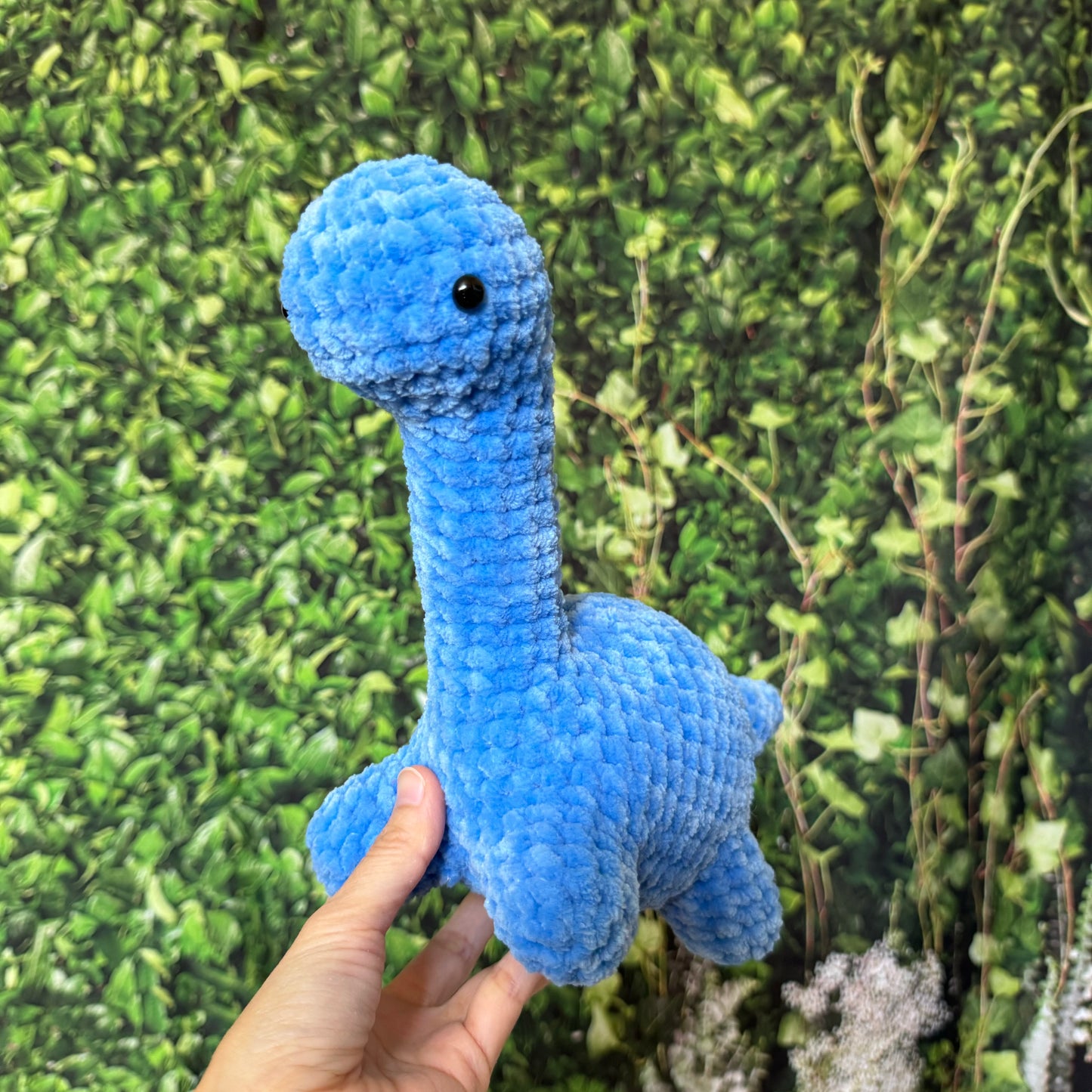 Brontosaurus Dino Plushie (Blue)