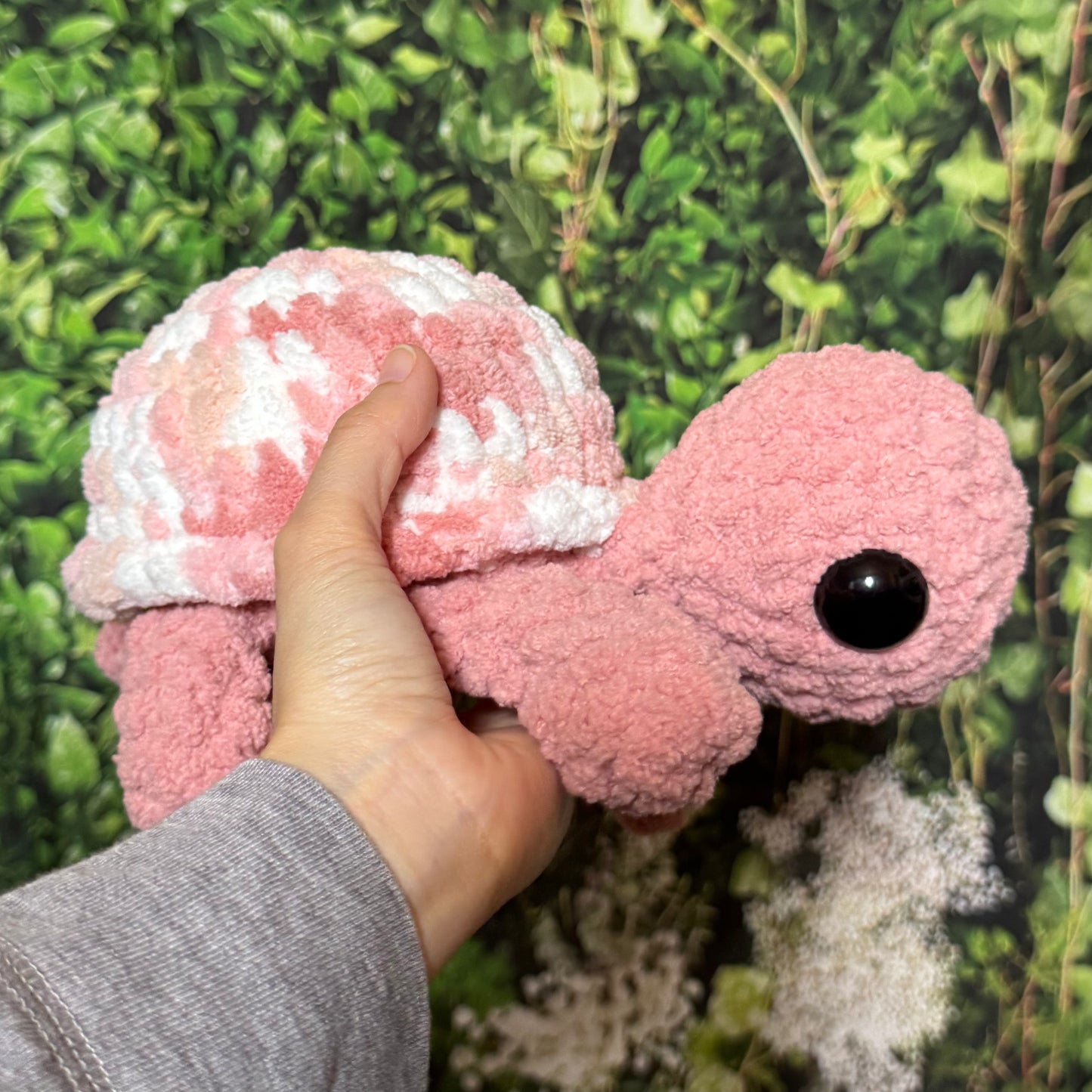Pink Turtle Plushie