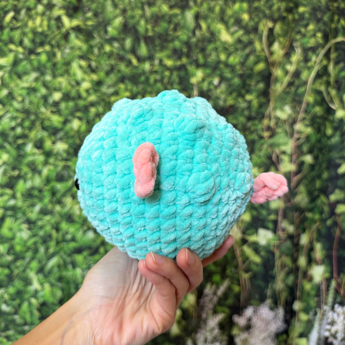 Puffer Fish Plushie (Teal)