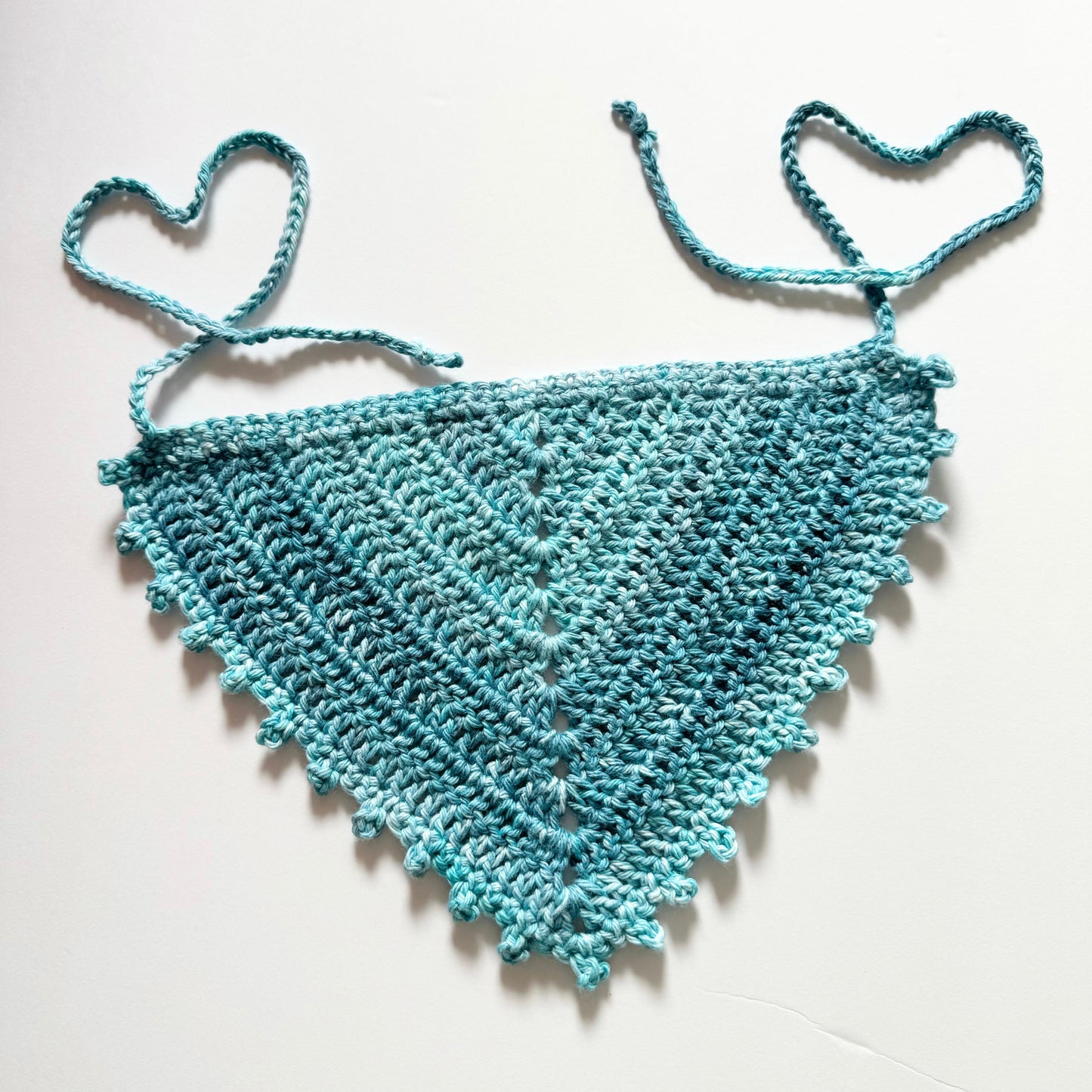 Teal Picot Bandana