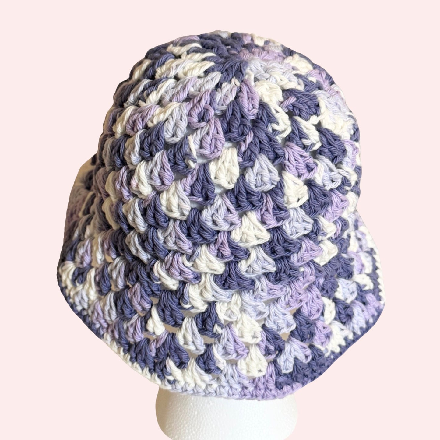 Purple Cotton Bucket Hat