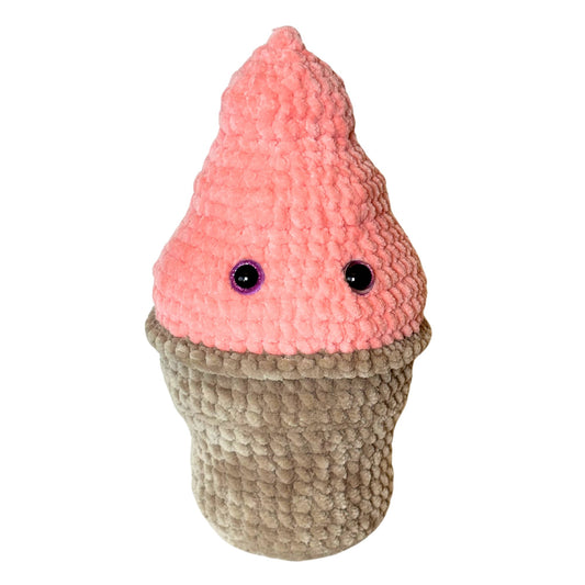 Creamsicle Ice Cream Cone Plushie