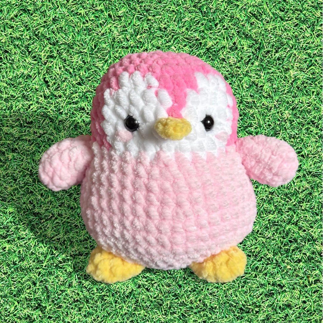 Chubby Penguin Plushie (Gray)