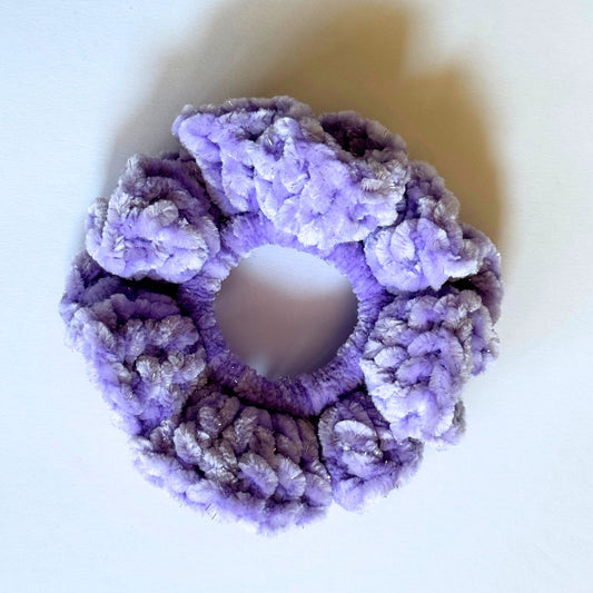 Pastel Lilac Velvet Scrunchie 1 Piece