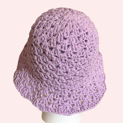 Lilac Cotton Bucket Hat