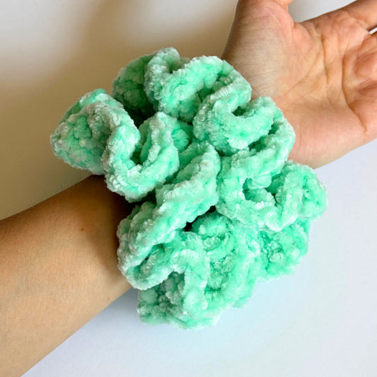 Tint of Mint Velvet Scrunchies 2 Pieces