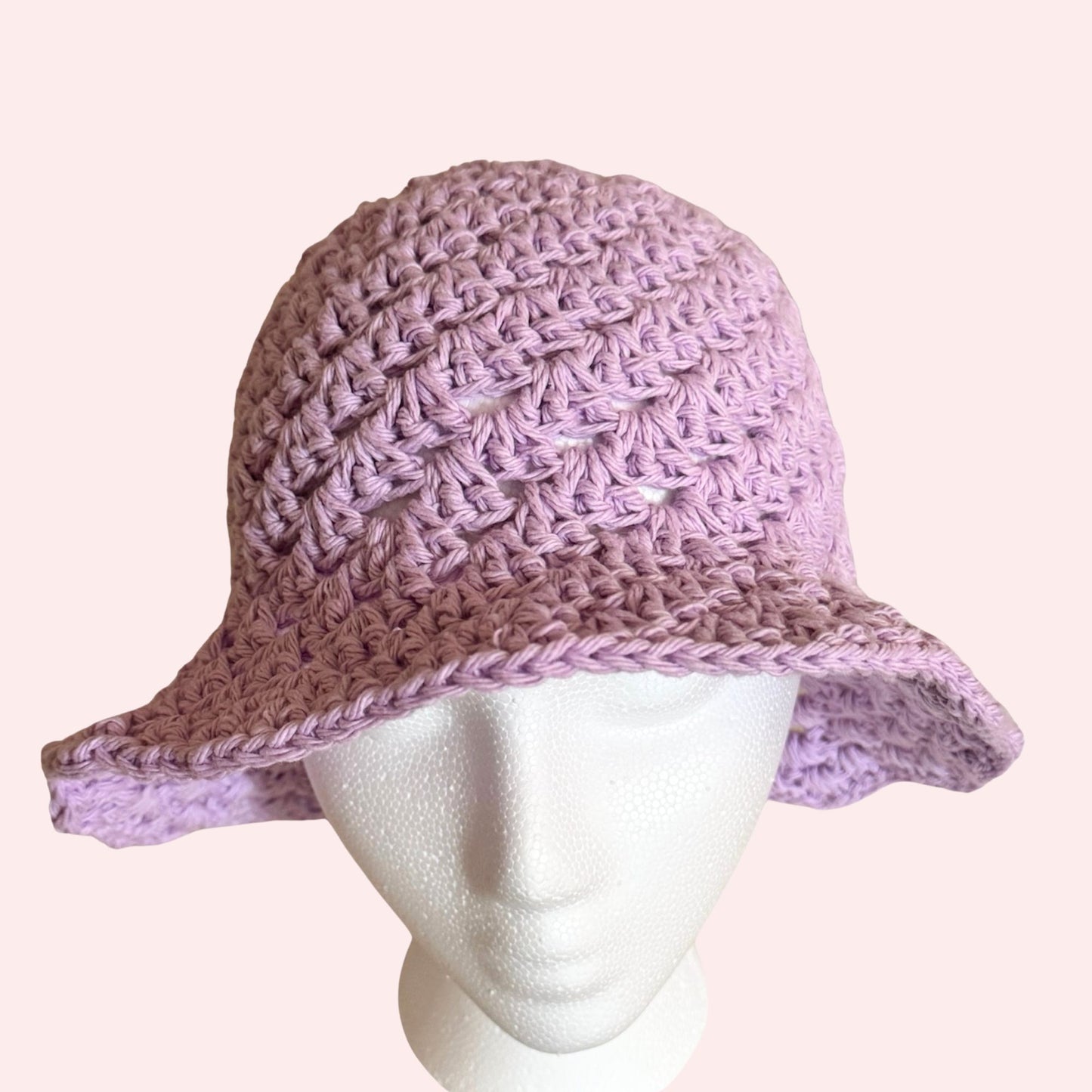 Lilac Cotton Bucket Hat