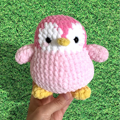 Chubby Penguin Plushie (Gray)