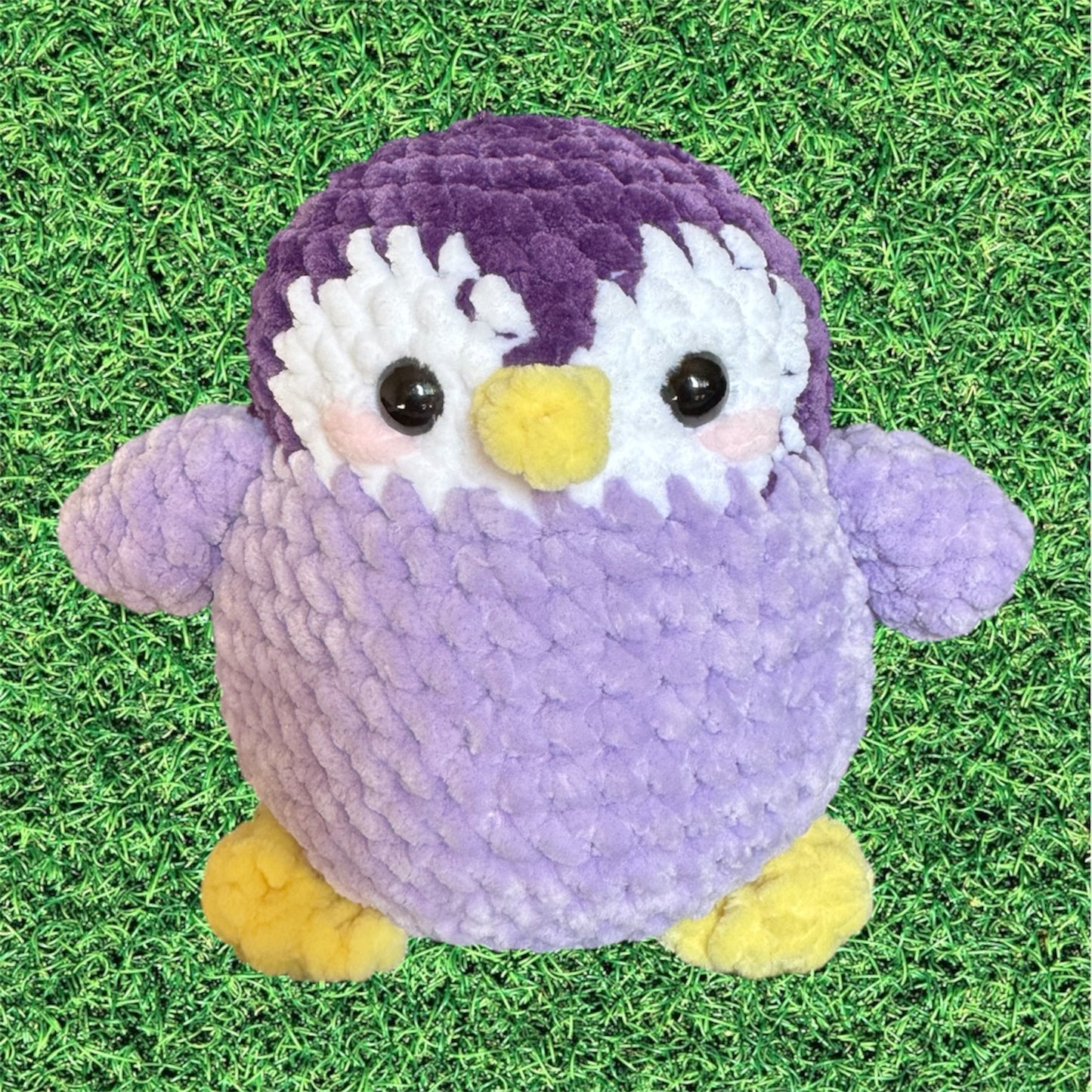 Large Chubby Penguin Plushie (Purple)