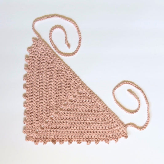 Blush Picot Bandana