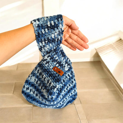 Japanese Knot Bag (Blue Print)