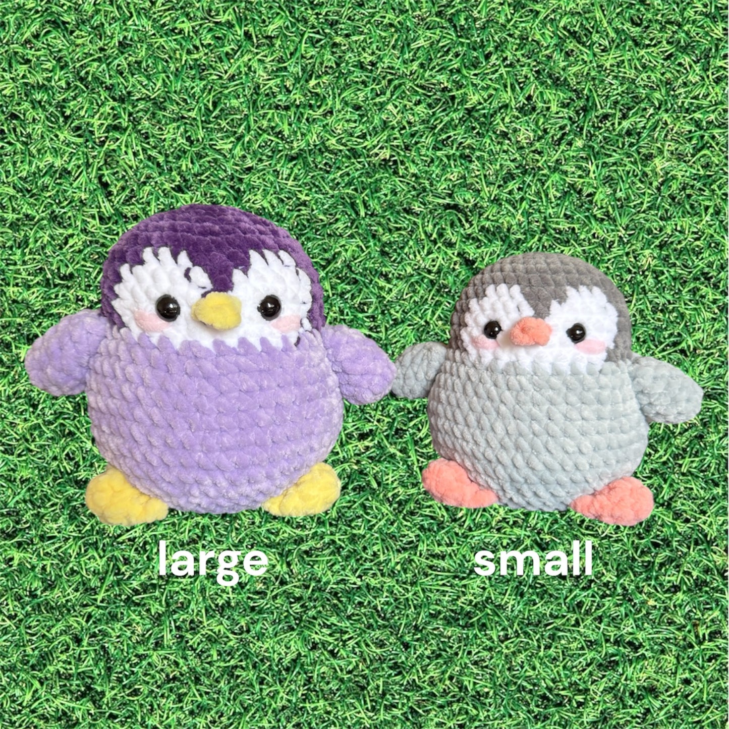 Large Chubby Penguin Plushie (Purple)