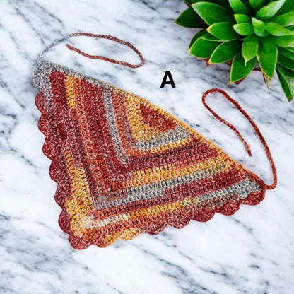 Harvest Scalloped Bandana