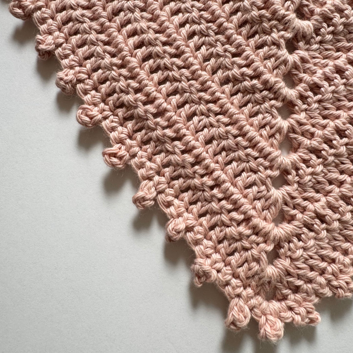 Warm Blush Picot Bandana