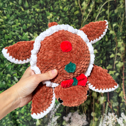 Gingerbread Turtle Plushie