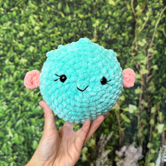 Puffer Fish Plushie (Teal)