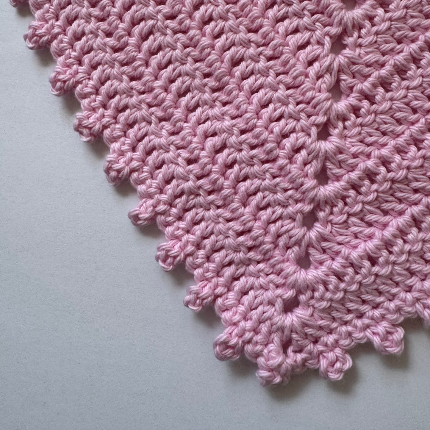 Pink Picot Bandana