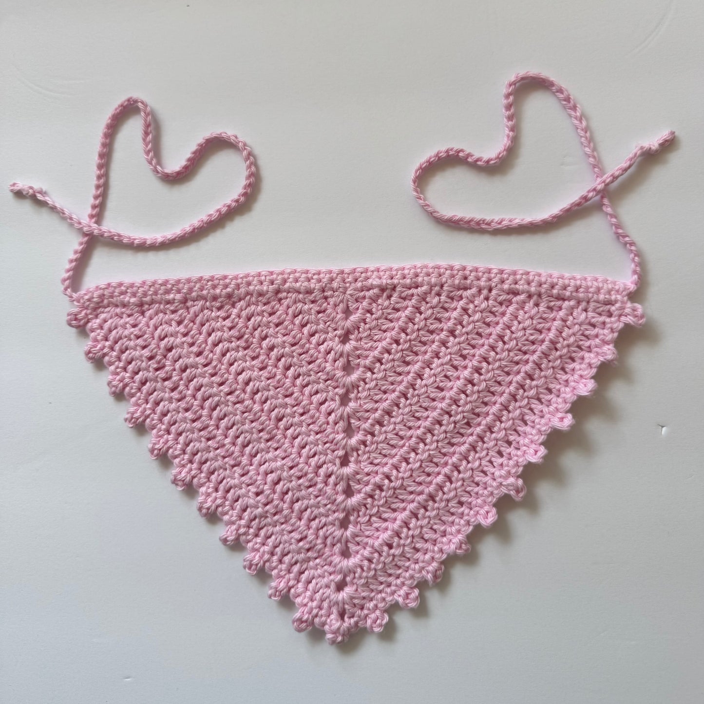 Pink Picot Bandana