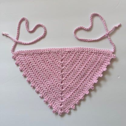 Pink Picot Bandana