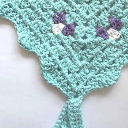 Light Blue Luna Moth Bandana