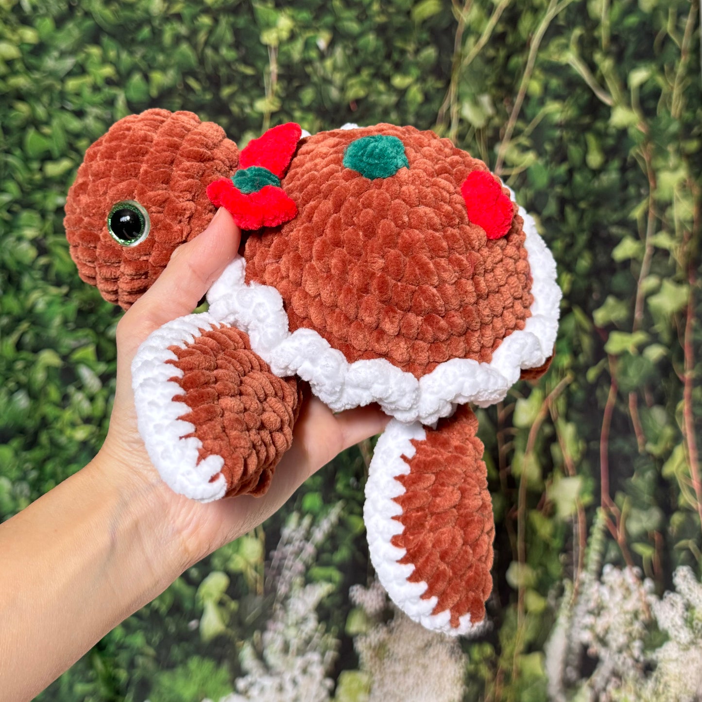 Gingerbread Turtle Plushie