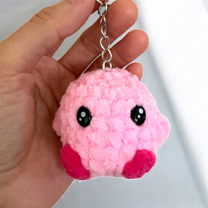 Kirby Plush Keychain (Pink)