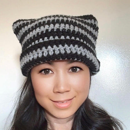 CUSTOM Crochet Cat Ear Beanie