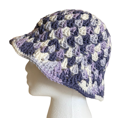 Purple Cotton Bucket Hat