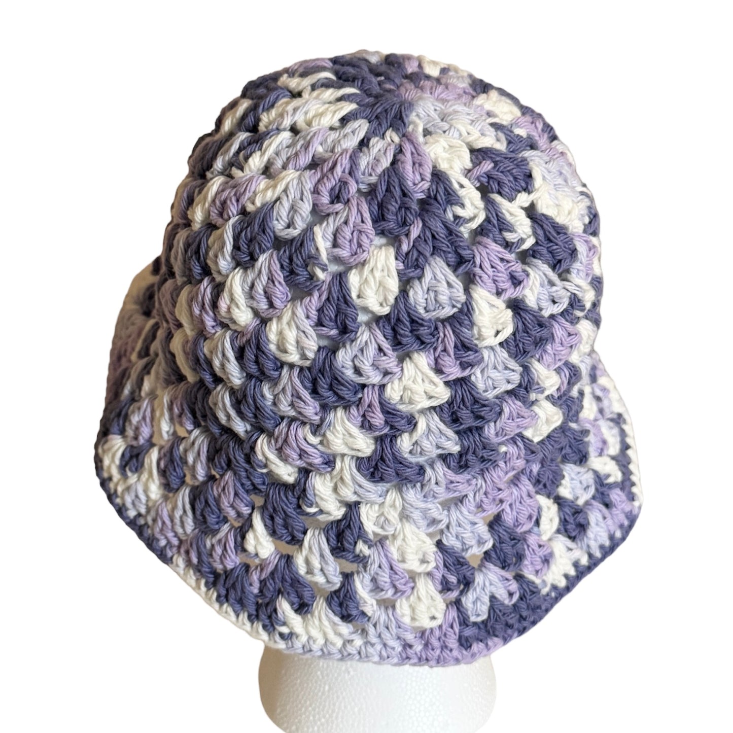 Purple Cotton Bucket Hat