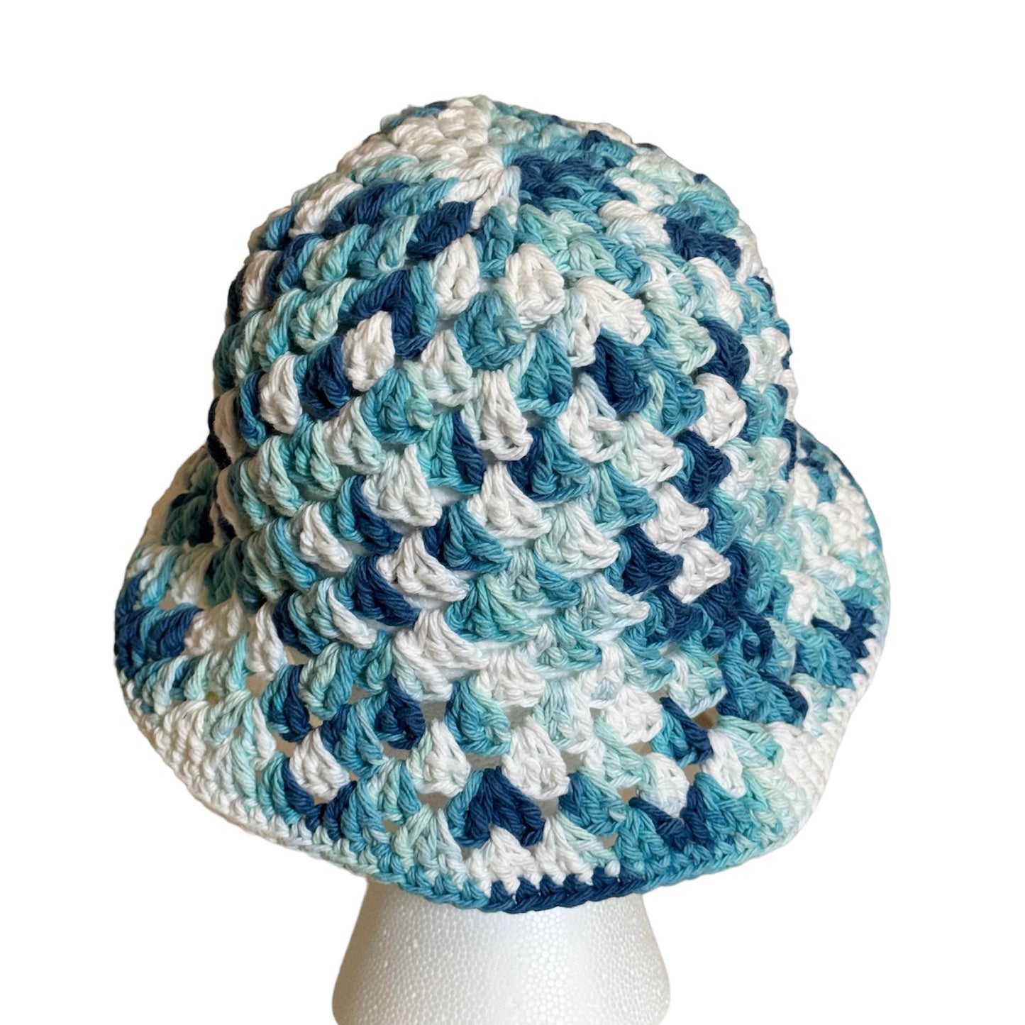 Blue Cotton Bucket Hat