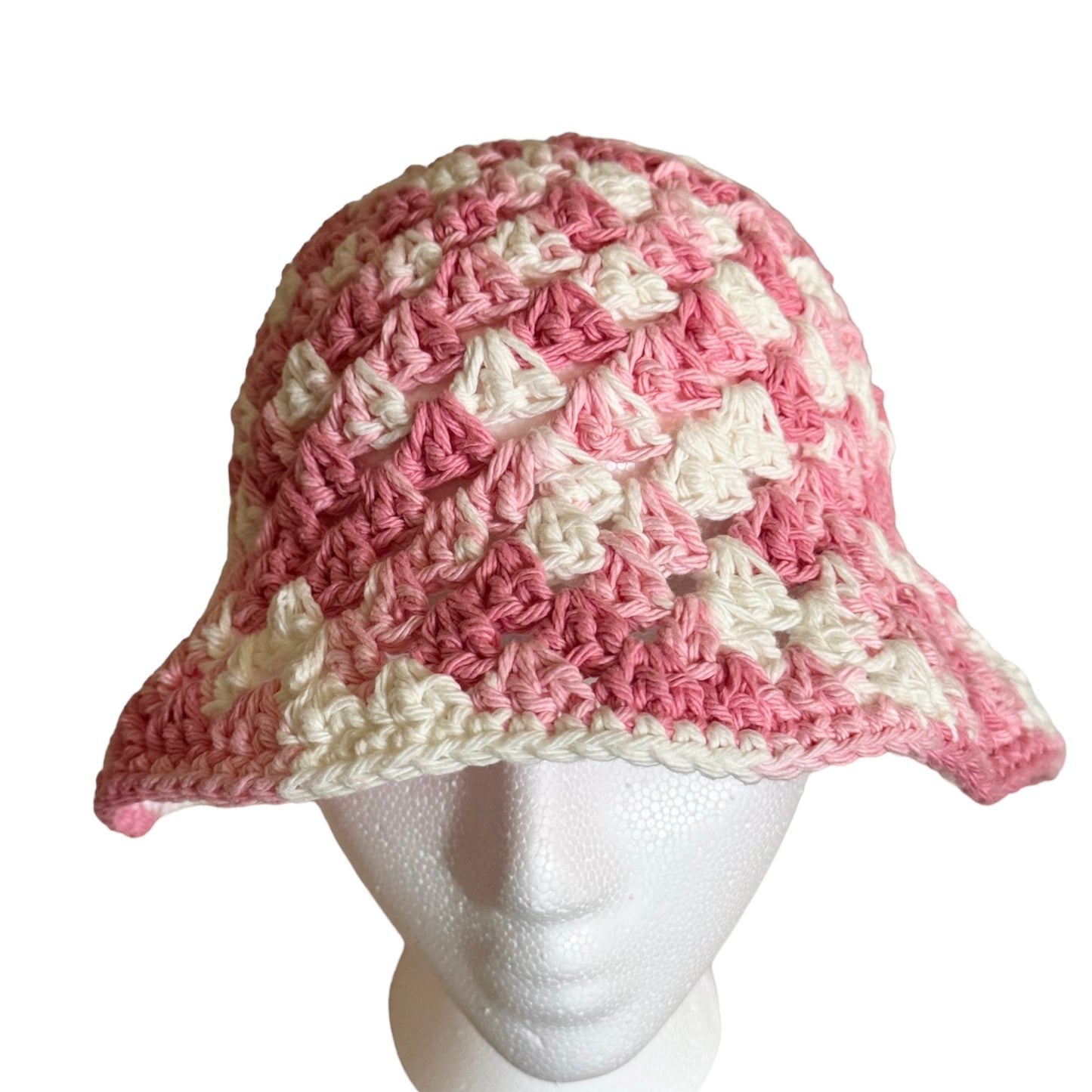 Pink Cotton Bucket Hat