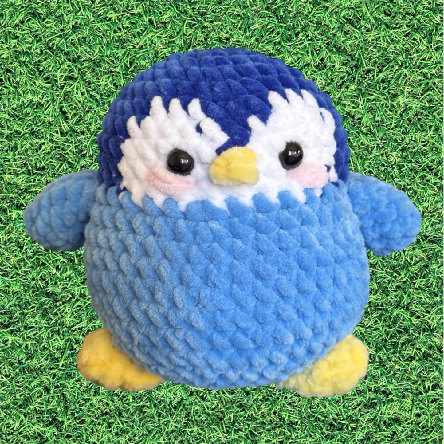 Chubby Penguin Plushie (Blue)