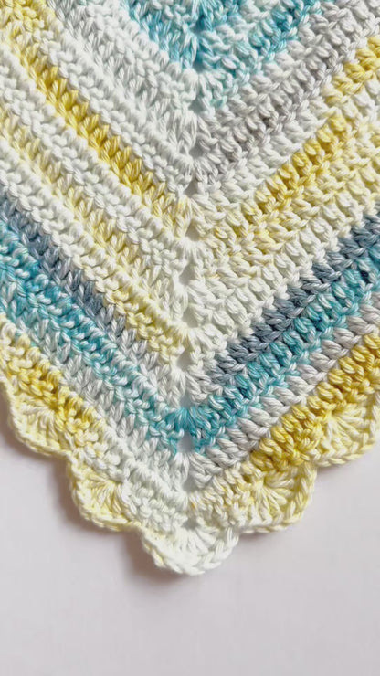 Paris in June Scalloped Bandana